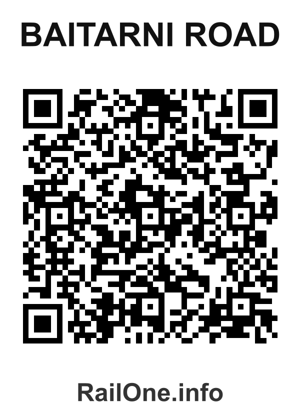 RailOne QR Code for Baitarni Road station