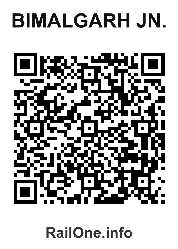 RailOne QR Code for Bimalgarh Jn. station