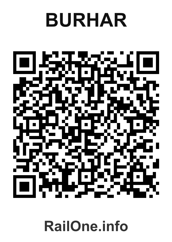 RailOne QR Code for Burhar station