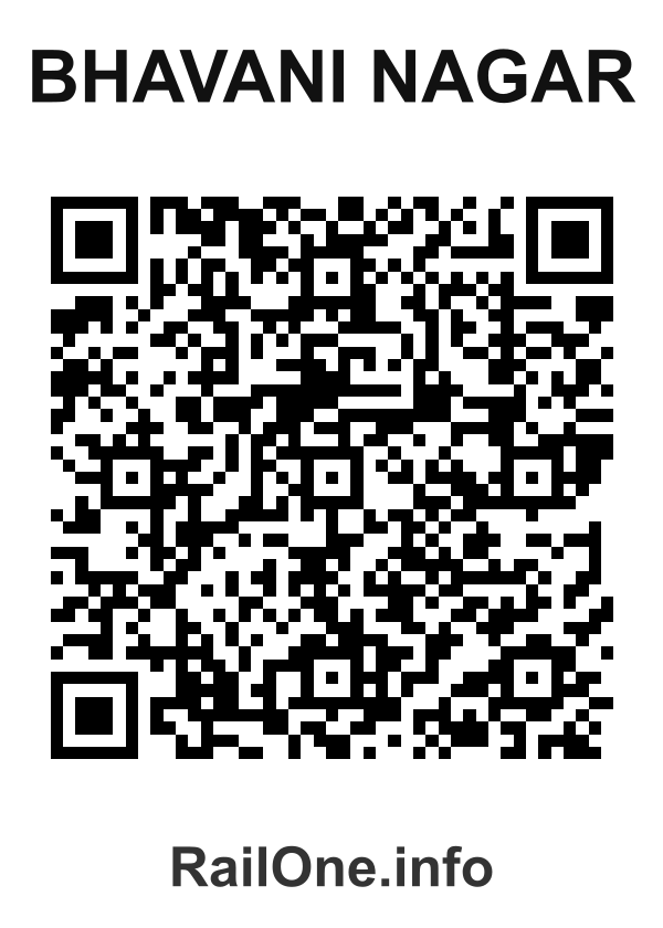 RailOne QR Code for Bhavani Nagar station