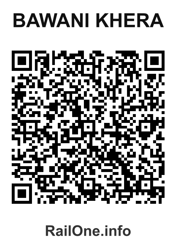 RailOne QR Code for Bawani Khera station