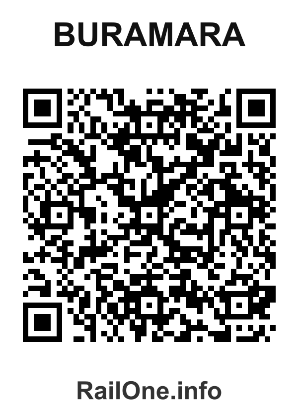 RailOne QR Code for Buramara station