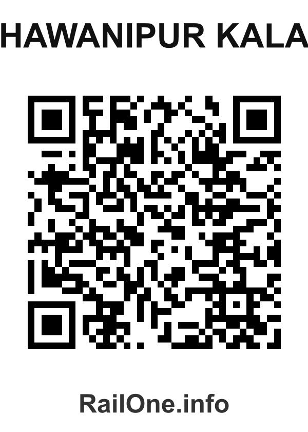 RailOne QR Code for Bhawanipur Kalan station