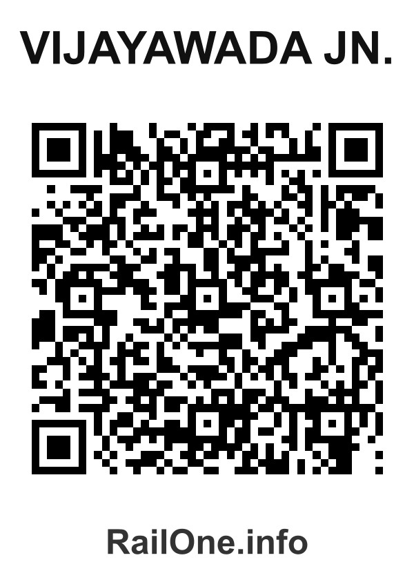 RailOne QR Code for Vijayawada Jn. station