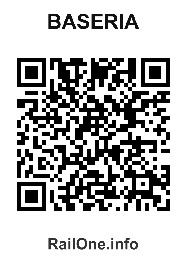 RailOne QR Code for Baseria station