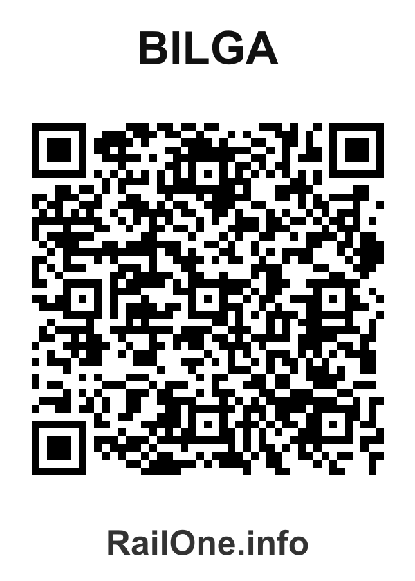 RailOne QR Code for Bilga station