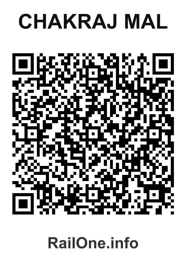 RailOne QR Code for Chakraj Mal station
