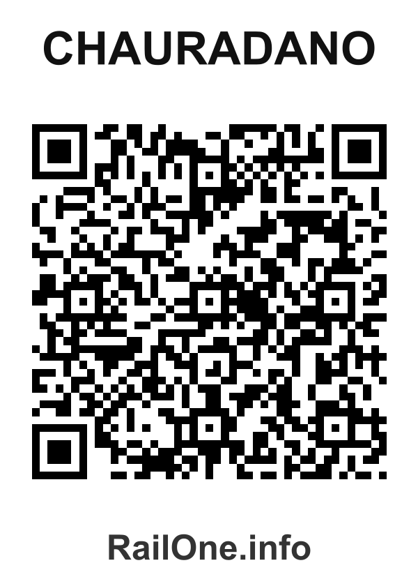RailOne QR Code for Chauradano station