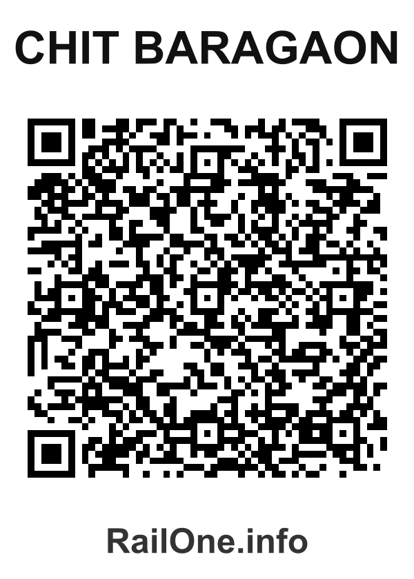 RailOne QR Code for Chit Baragaon station