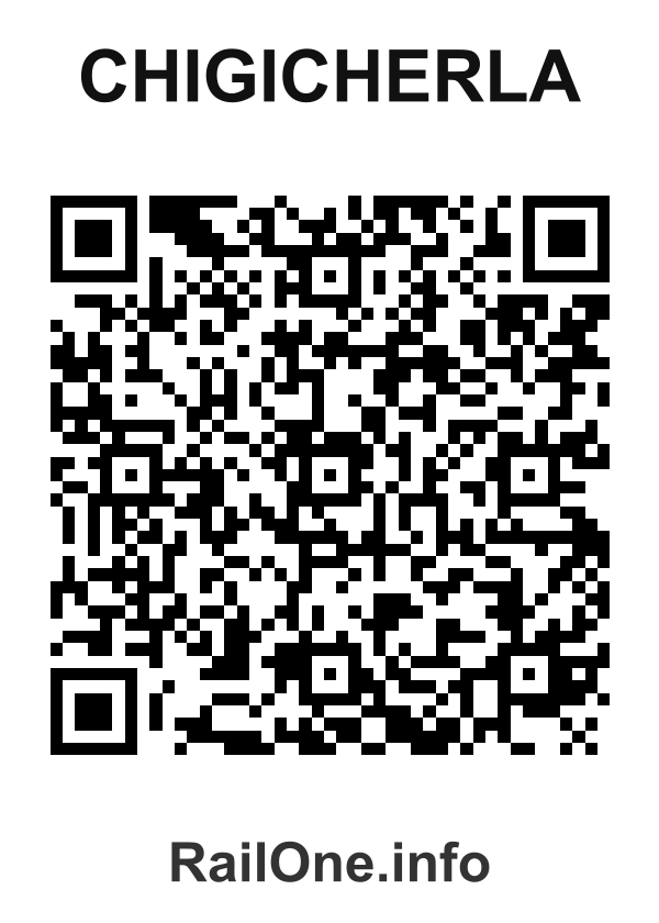 RailOne QR Code for Chigicherla station