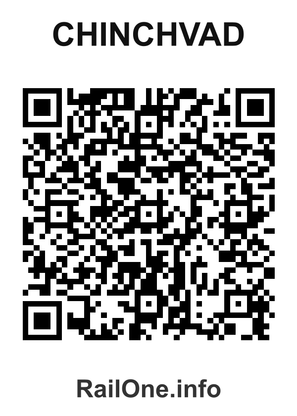 RailOne QR Code for Chinchvad station