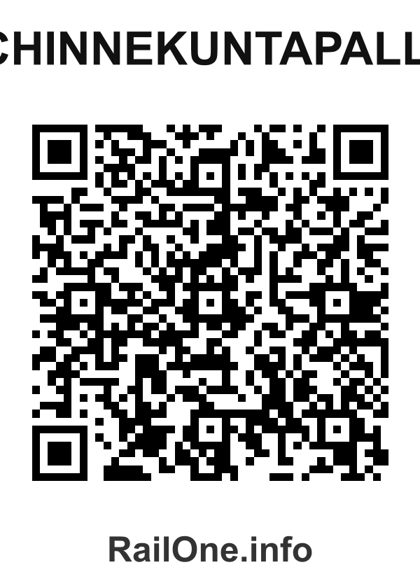RailOne QR Code for Chinnekuntapalli station
