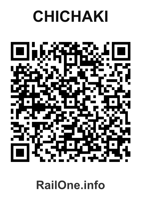 RailOne QR Code for Chichaki station