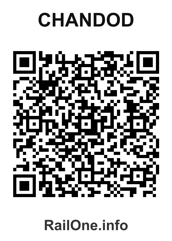 RailOne QR Code for Chandod station