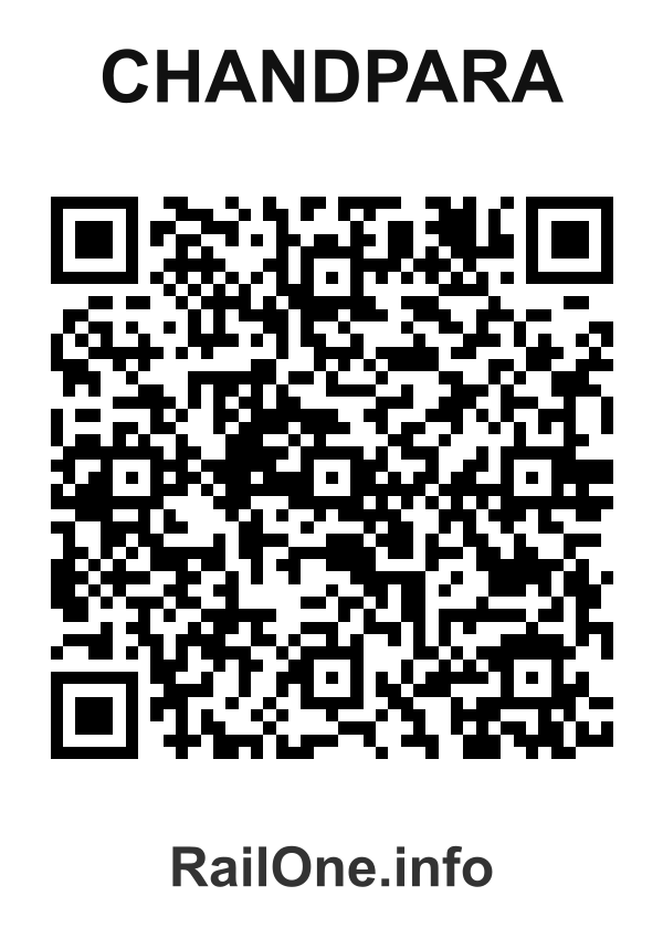 RailOne QR Code for Chandpara station