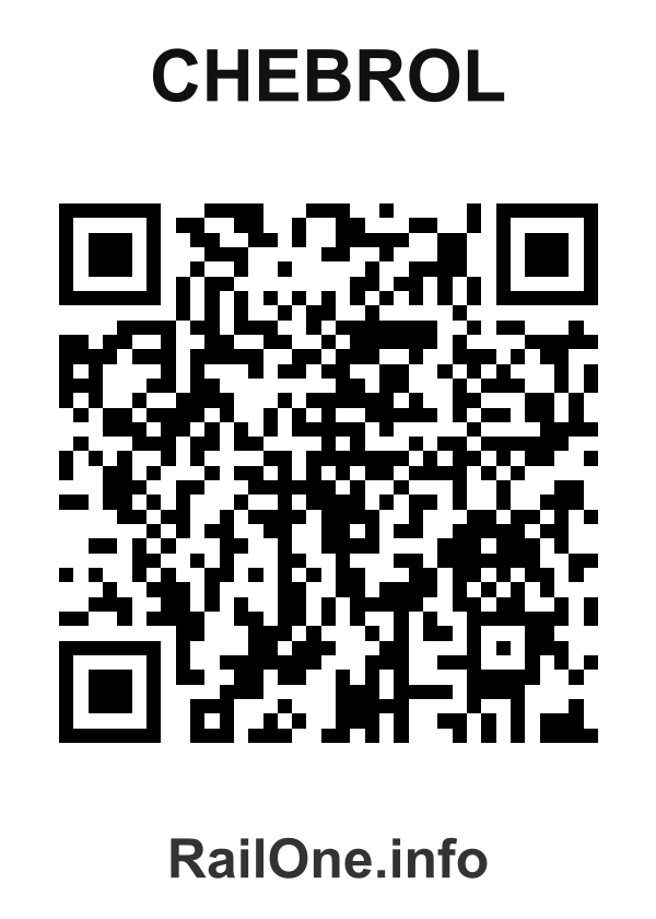 RailOne QR Code for Chebrol station