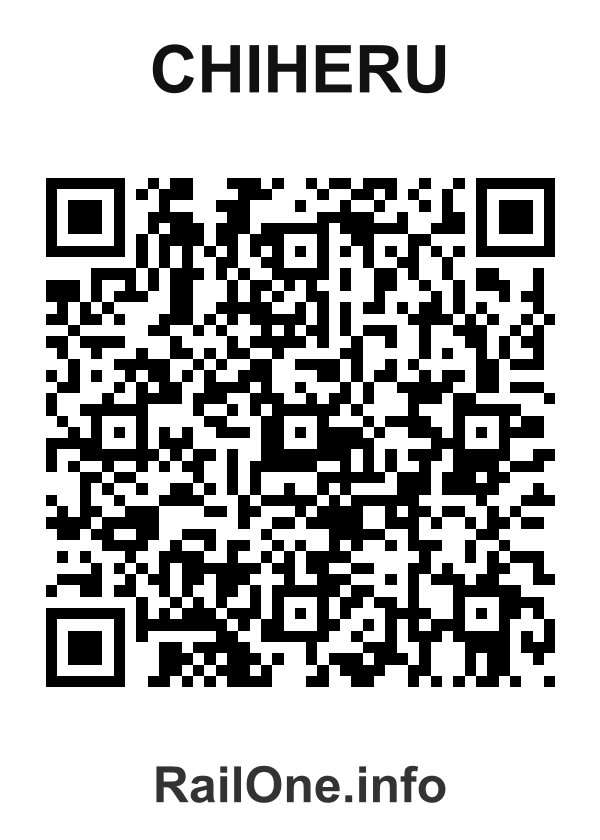 RailOne QR Code for Chiheru station