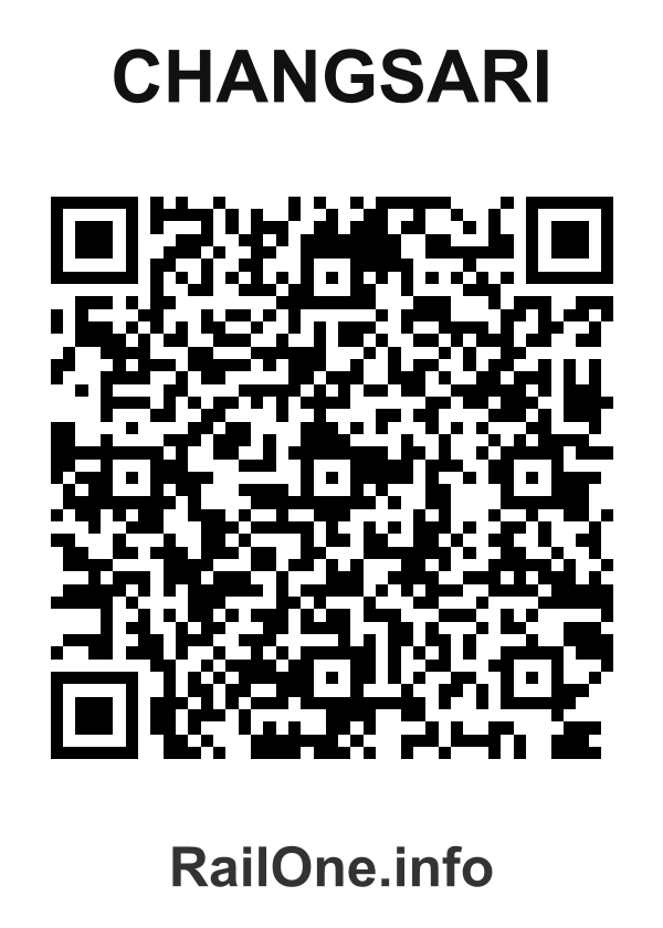 RailOne QR Code for Changsari station