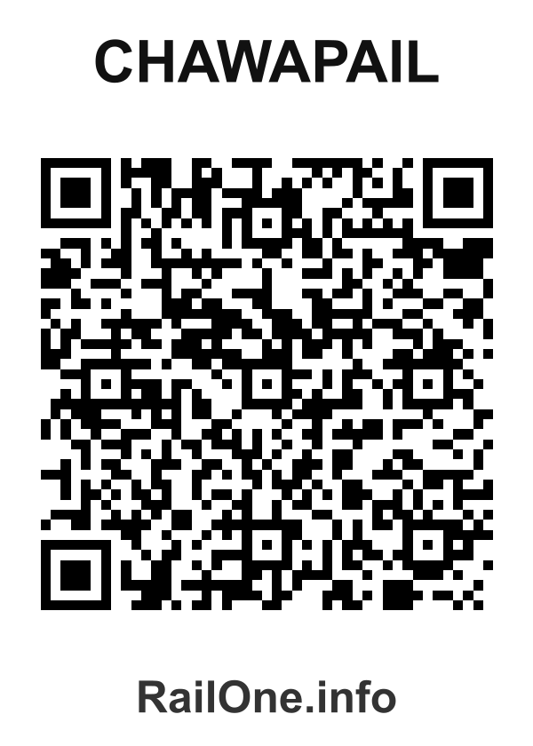 RailOne QR Code for Chawapail station