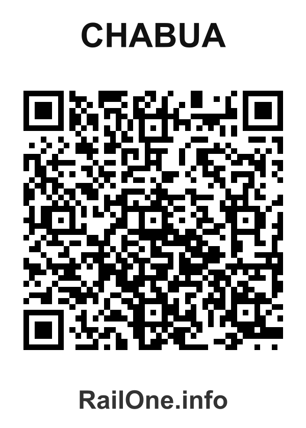 RailOne QR Code for Chabua station