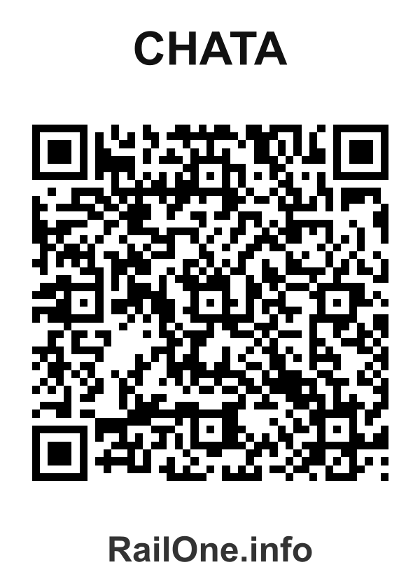 RailOne QR Code for Chata station