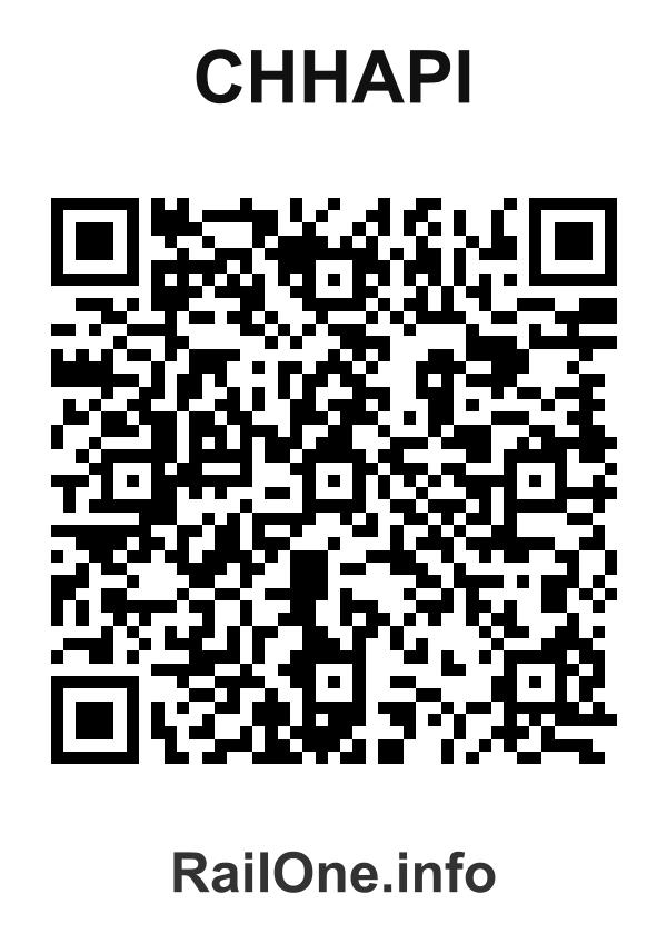 RailOne QR Code for Chhapi station