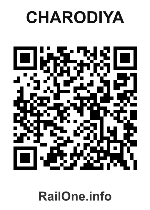 RailOne QR Code for Charodiya station