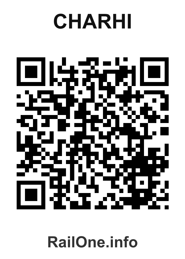 RailOne QR Code for Charhi station