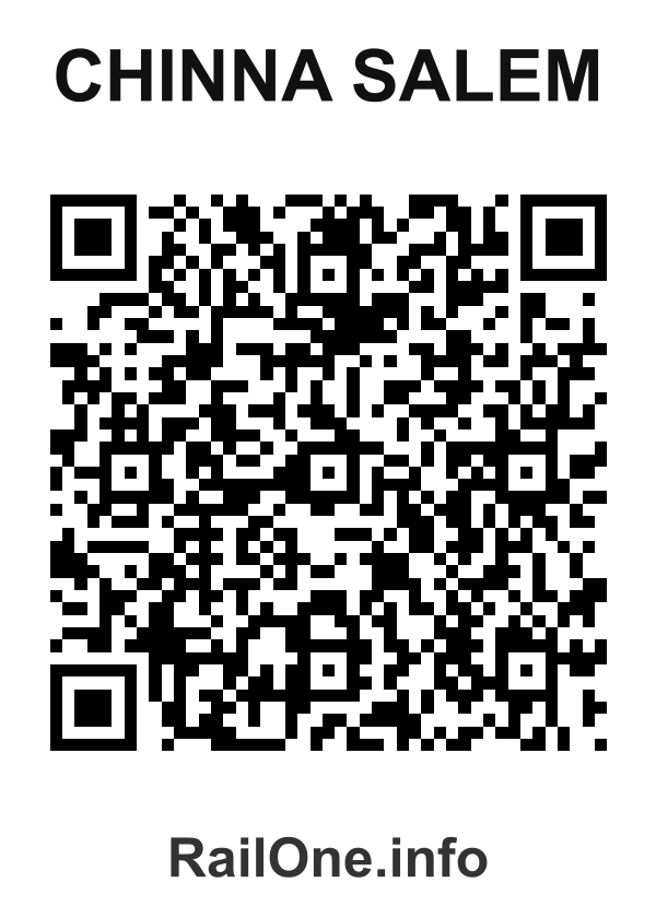 RailOne QR Code for Chinna Salem station