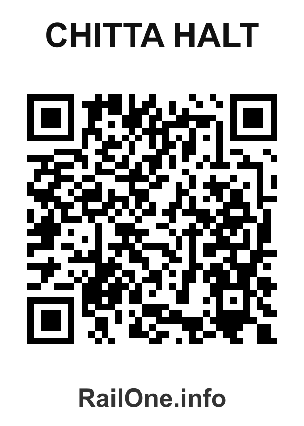 RailOne QR Code for Chitta Halt station