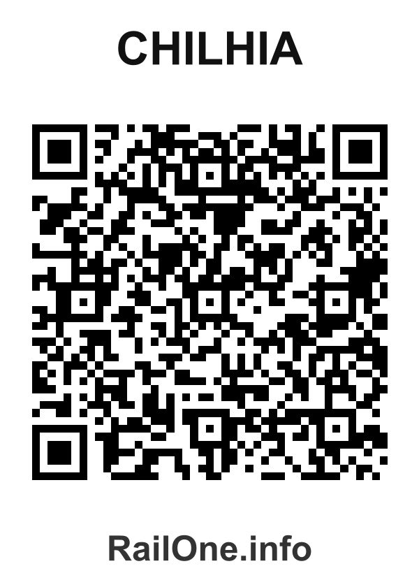RailOne QR Code for Chilhia station