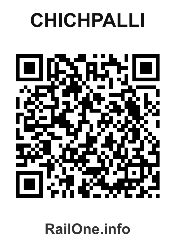 RailOne QR Code for Chichpalli station