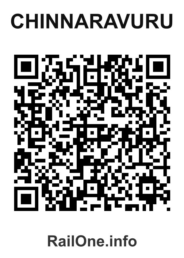 RailOne QR Code for Chinnaravuru station