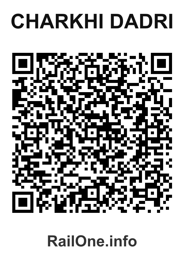 RailOne QR Code for Charkhi Dadri station