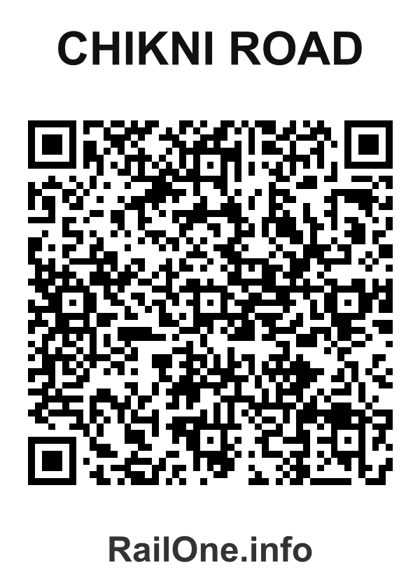 RailOne QR Code for Chikni Road station
