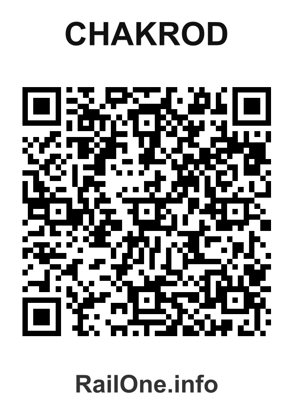 RailOne QR Code for Chakrod station
