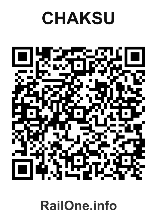 RailOne QR Code for Chaksu station
