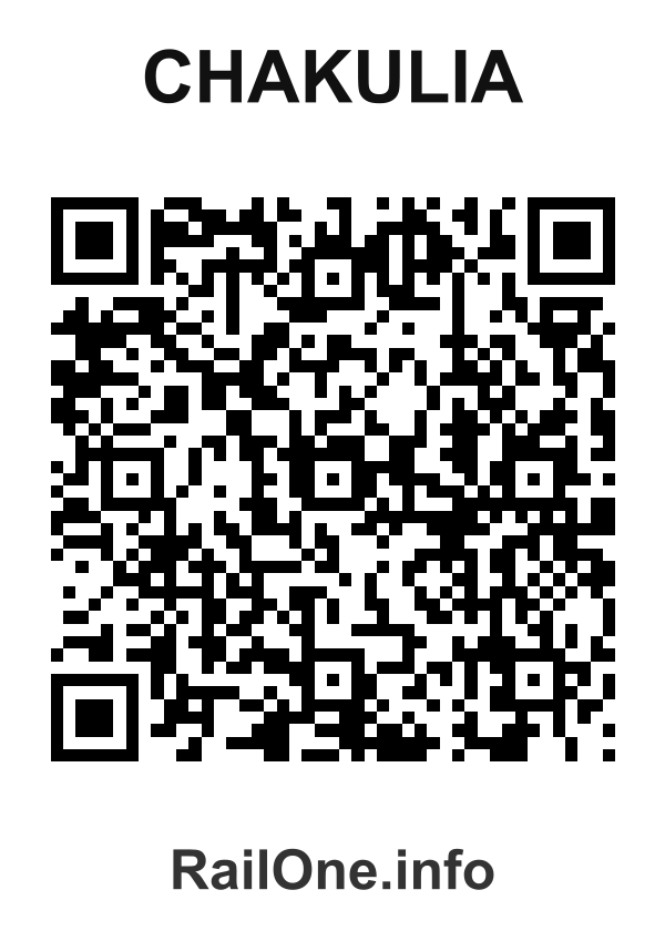 RailOne QR Code for Chakulia station