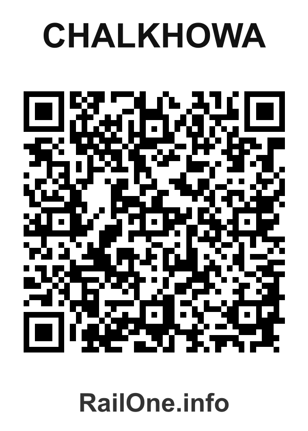 RailOne QR Code for Chalkhowa station