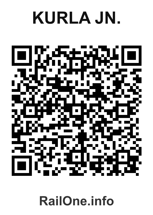 RailOne QR Code for Kurla Jn. station