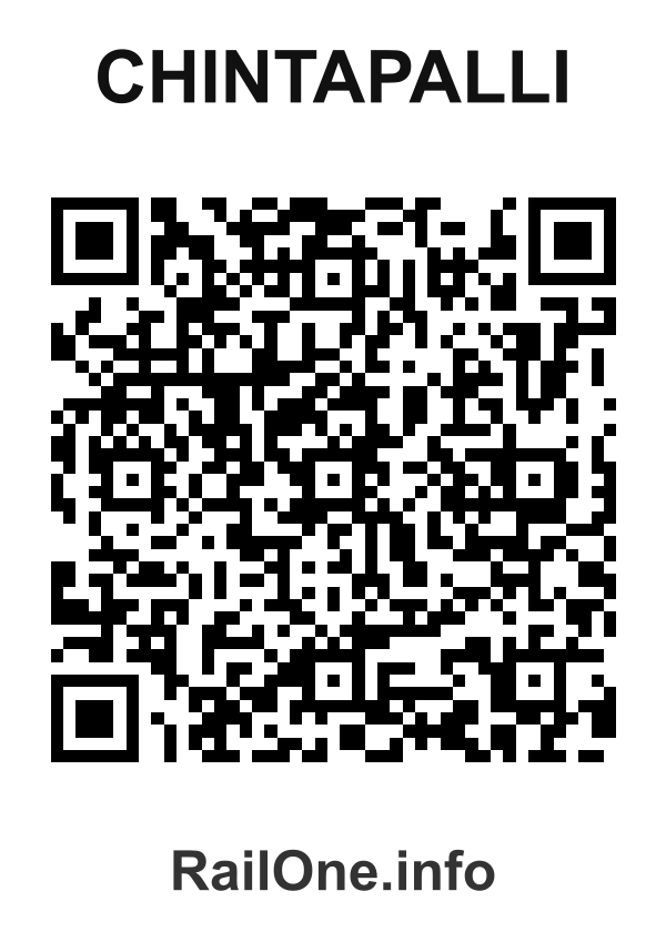 RailOne QR Code for Chintapalli station