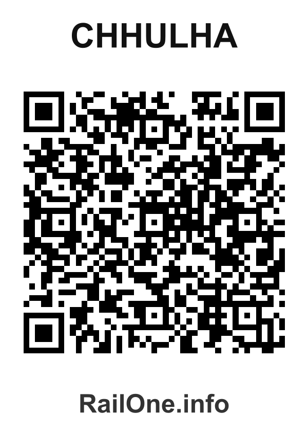 RailOne QR Code for Chhulha station