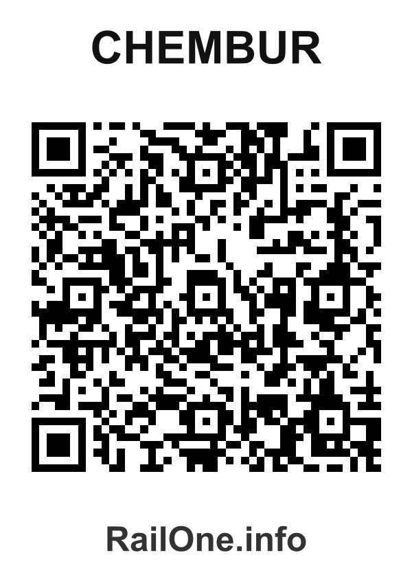 RailOne QR Code for Chembur station