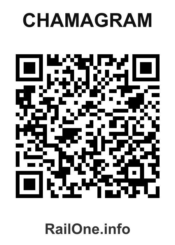 RailOne QR Code for Chamagram station