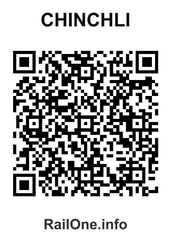 RailOne QR Code for Chinchli station