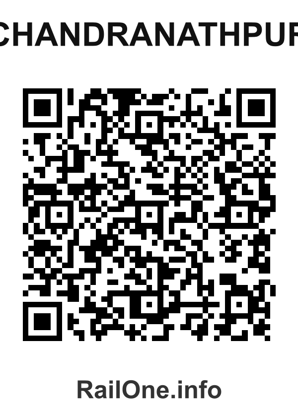 RailOne QR Code for Chandranathpur station
