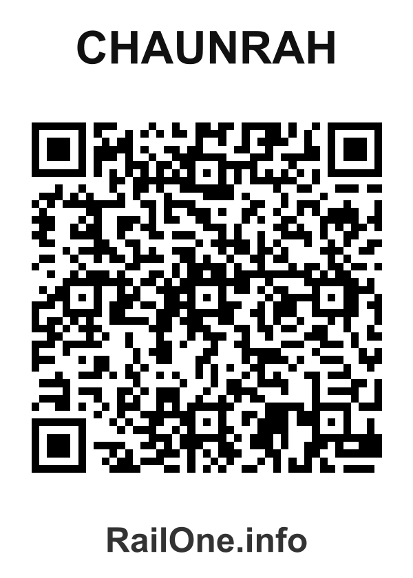 RailOne QR Code for Chaunrah station