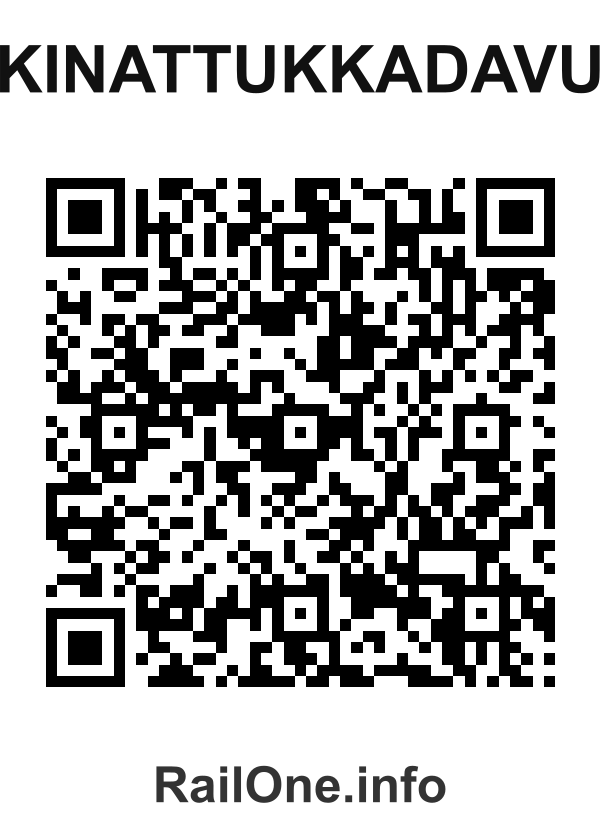 RailOne QR Code for Kinattukkadavu station