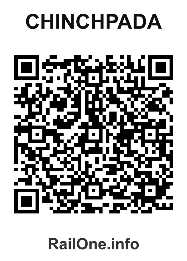 RailOne QR Code for Chinchpada station