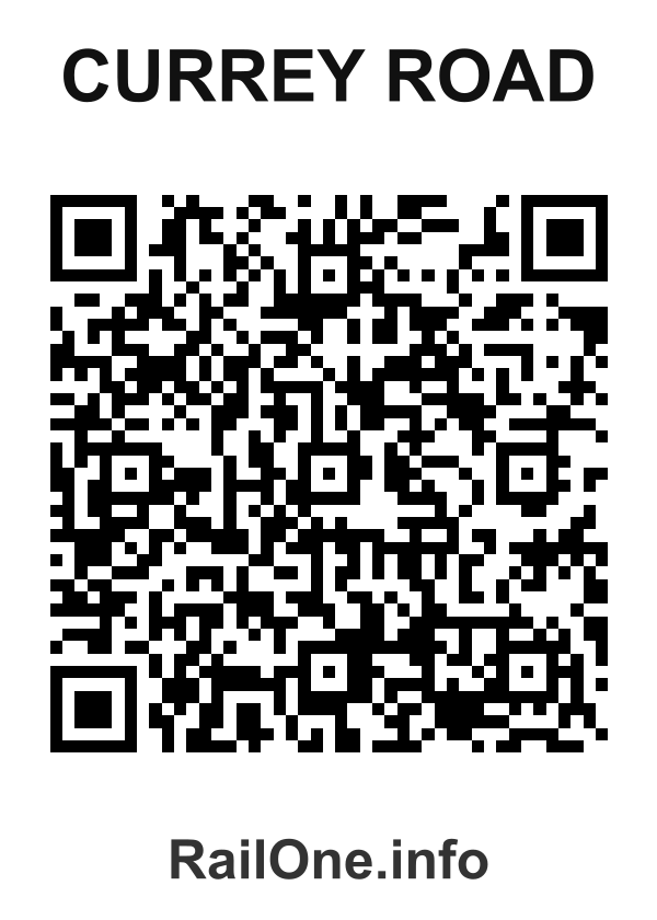 RailOne QR Code for Currey Road station